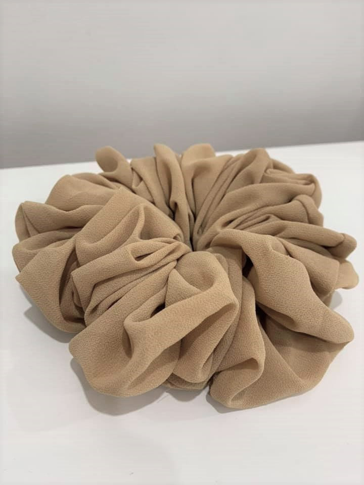 Chiffon Ruffle Scrunchie